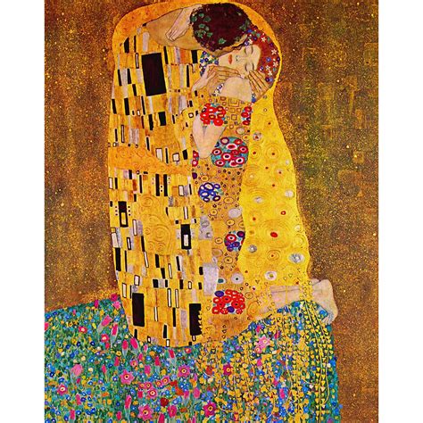 Stampa Su Tela Gustav Klimt Il Bacio Baci D Arte