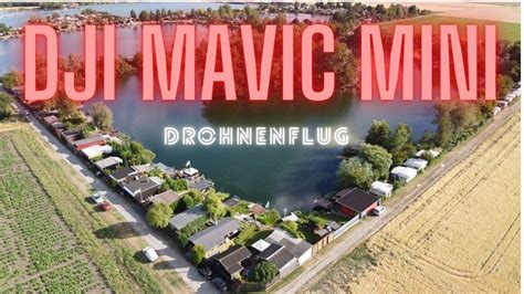 DJI Mavic Mini Drohnenflug über See YouTube