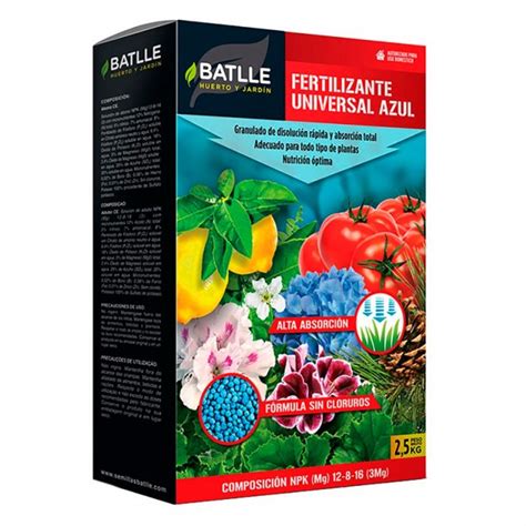 Fertilizante Universal Azul 125 Kg Batlle