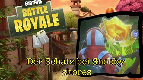 Der Schatz Bei Snobby Shores Fortnite Battle Royale Youtube