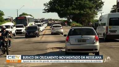 CETV 1ª Edição Fortaleza Motoristas reclamam de buraco em