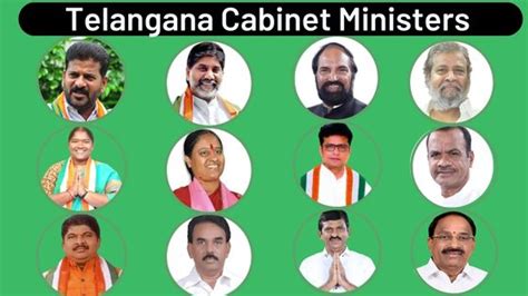 telangana  cabinet ministers list telangana state