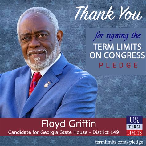 Floyd Griffin Pledges to Support Congressional Term Limits - U.S. Term
