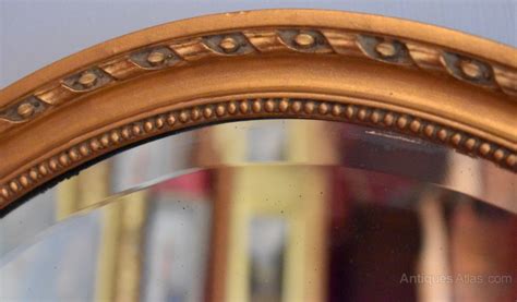 Antiques Atlas Large Edwardian Oval Gilt Mirror