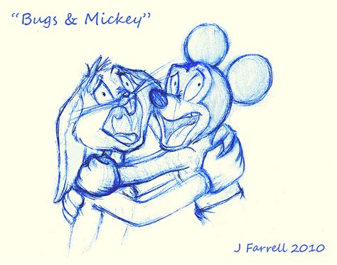 Bugs Bunny and Mickey Mouse by darkmane on DeviantArt