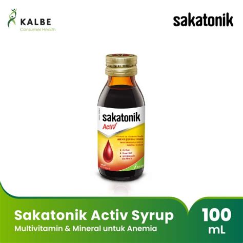 Sakatonik Activ Syrup Ml Multivitamin Mineral Untuk Anemia