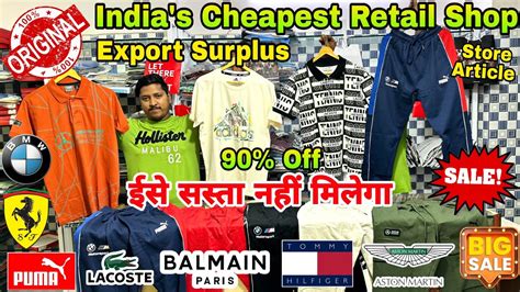 Original Branded Clothes In Cheapest Price Mumbai Export Surplus