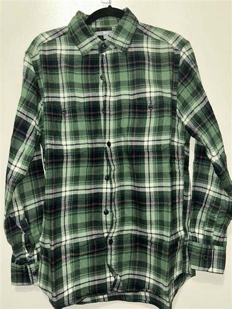 Green Flannel Shirt Mens Fashion Tops And Sets Tshirts And Polo Shirts