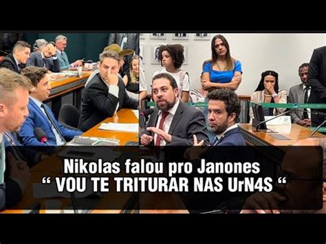 Nikolas Disse Para Janones Vou Te Triturar Nas Urn4s YouTube