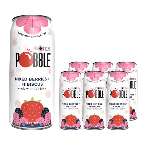 Amazon Inotea Pobble Bursting Bubble Tea Pack Of Cans Includes