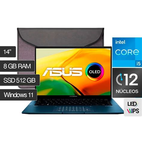 Ripley Laptop Asus Zenbook Oled Ux Za Km W Intel Core I Va