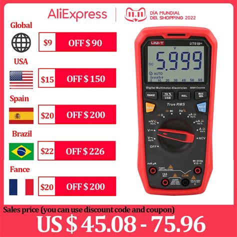 Uni T Ut E Plus Ut B Ut D Digital Multimeter V True Rms