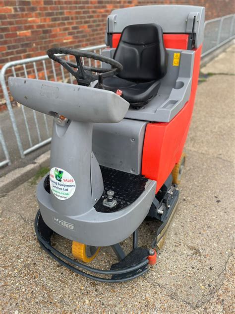 Hako B115R Cylindrical Refurbished Ride On Battery Floor Scrubber Dryer