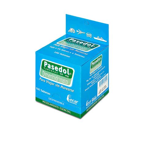 Drogas S S PASEDOL 50 MG CAJA X 100 TABS