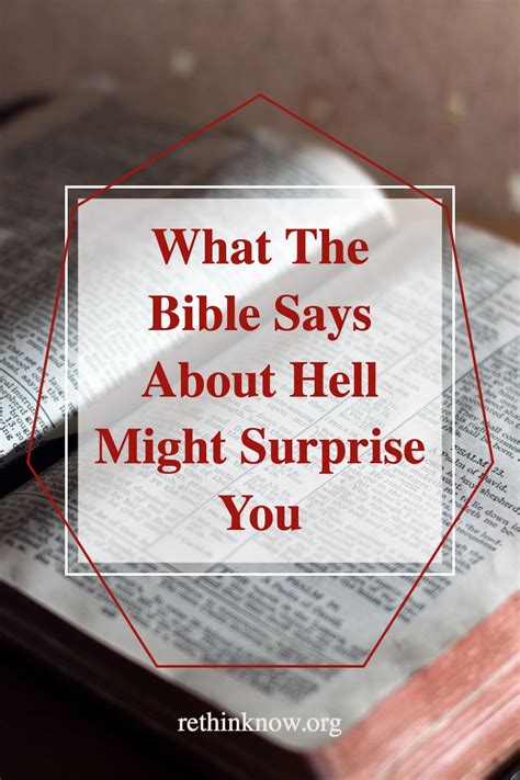 What The Bible Says About Hell May Surprise You Artofit