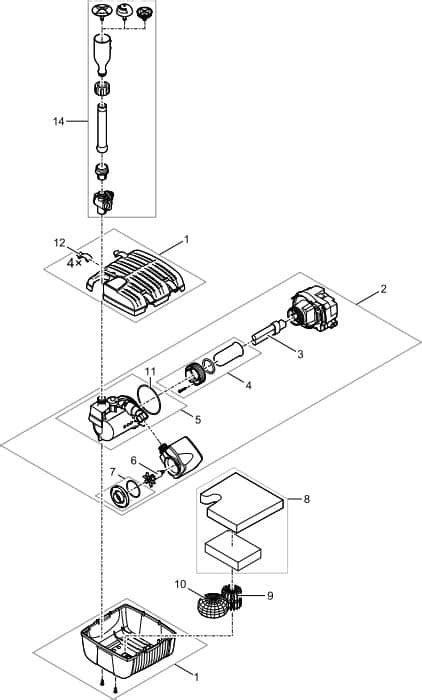 Pi Ces D Tach Es Pour Oase Filtral Uvc Filtre Pompe Uv