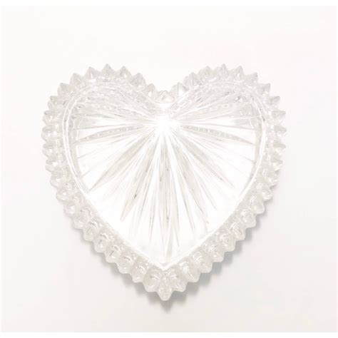 Vtg Decorative Heart Shape 2 Piece Heart Shape Trinket Dish Etsy