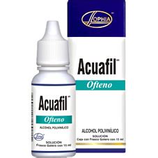 Acuafil Ofteno alcohol ojo seco solución oftálmica Sophia RX rx