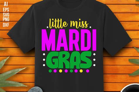 Little Miss Mardi Gras Graphic By Teeking124 · Creative Fabrica