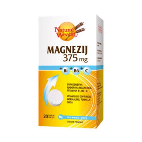 Magnezijum Mg B B Vit C Ume Ih Tableta Apoteke B Pharm