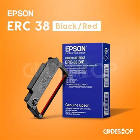 Jual Pita Ribbon Epson Erc B R Black Red Hitam Putih Original Di