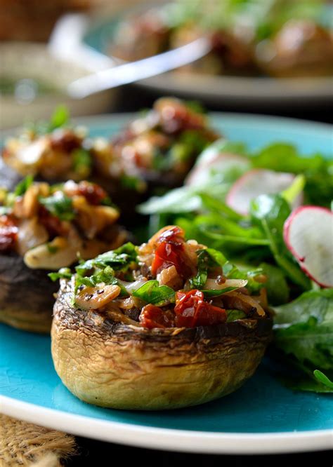 Vegan Stuffed Portabella Mushrooms