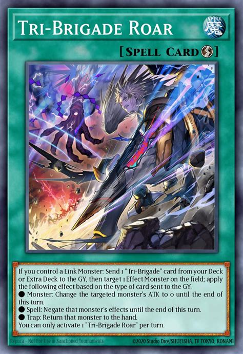 Tri Brigade Roar Yu Gi Oh Card Database YGOPRODeck