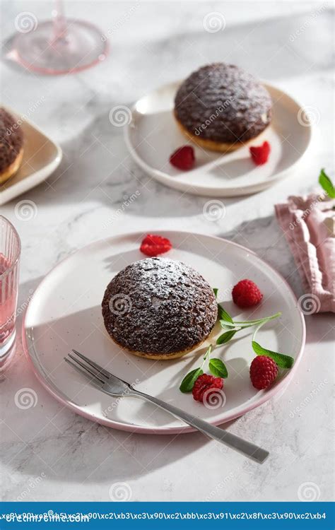 French Traditional Choux Pastry Ball Choux With Currant Filling And