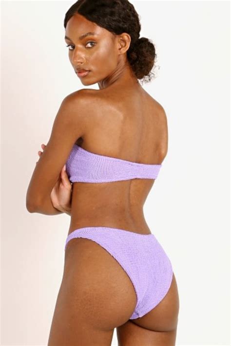 Hunza G Jean Bikini Lilac On Garmentory Bikinis Hunza G Bandeau Top