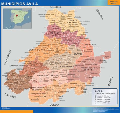 Mapa Avila Por Municipios Magn Tico Enmarcado Para Imanes Grande