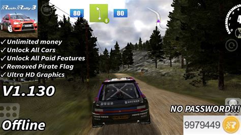 Rush Rally 3 MOD V1 130 Unlimited Money Removed Pirate Flag Unlock All