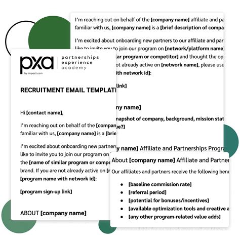 Affiliate Recruitment Email Template : Partnerships Experience Academy