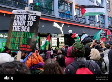 Protesta Comercial Palestina Londres Fotograf As E Im Genes De Alta