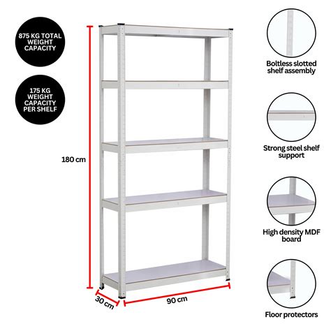 5 Tier Shelving Versatile Storage Solution Home Or Office