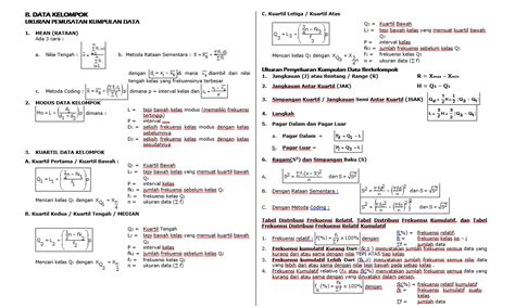 Kumpulan Materi Statistika Paket Lengkap Terbaru