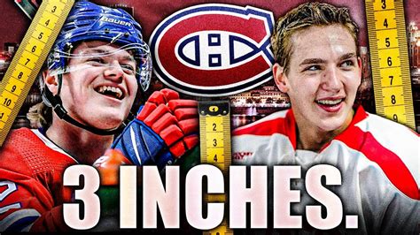 How Inches Changes It All For Cole Caufield Lane Hutson Montreal