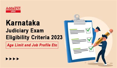 Karnataka Judiciary Exam Eligibility Criteria Age Limit And Job