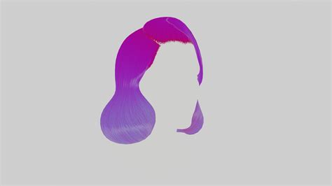 Hair Shiny 3d Model By Ludmi