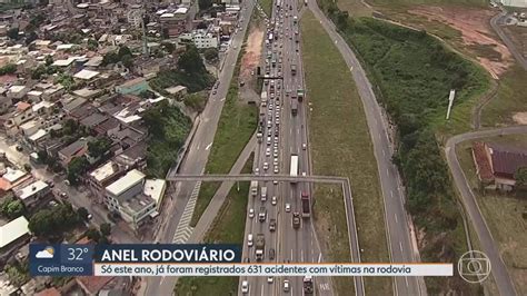 Anel Rodovi Rio De Belo Horizonte Registra Mais De Acidentes Neste