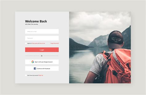 sign  page design concept behance