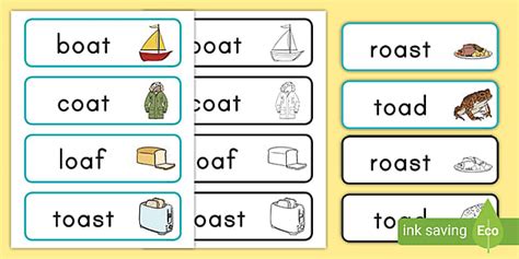 oa digraph word cards