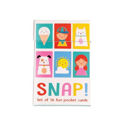 Snap Card Game for Kids (36 Cards)