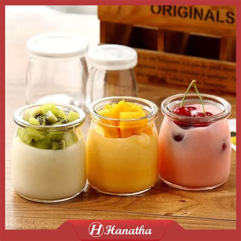 Pudding Jar Pudding Glass With Lid Botol Pudding Jar Pudding Botol