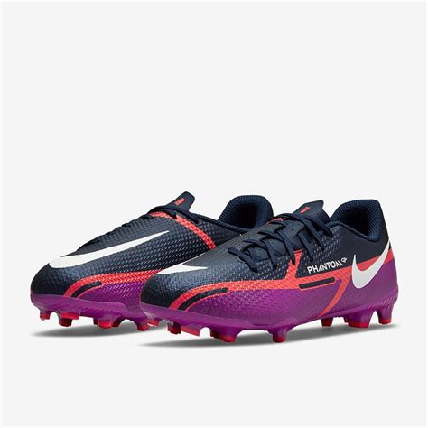 Nike Kids Phantom GT II Academy FG/MG - College Navy/White/Vivid Purple ...