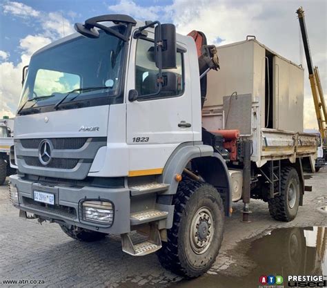 Assitport Used 2011 Mercedes Benz AXOR 1823AK 39 Crane Truck Rigid