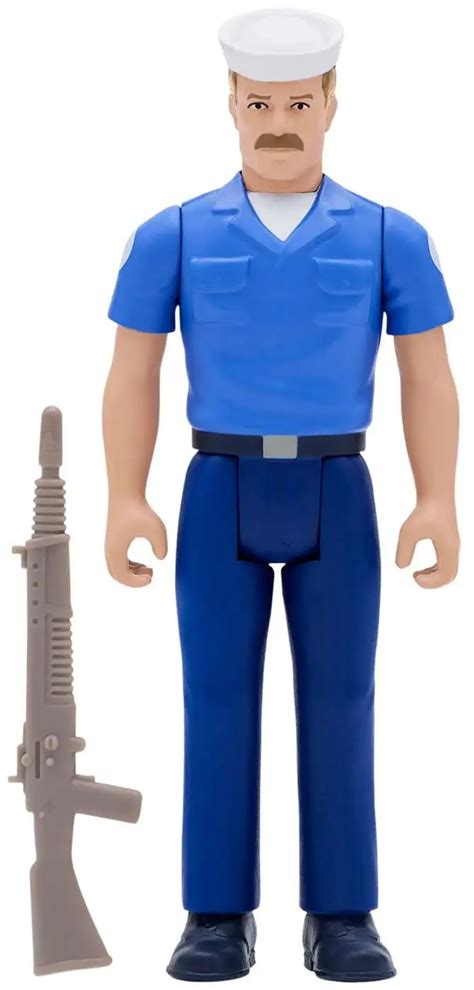 Reaction G I Joe Wave Blueshirt Sailor With Mustache Action