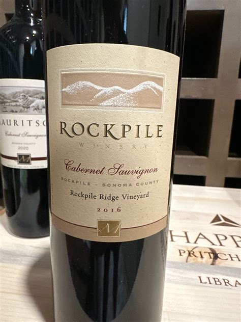 2020 Rockpile Winery Mauritson Cabernet Sauvignon Rockpile Ridge