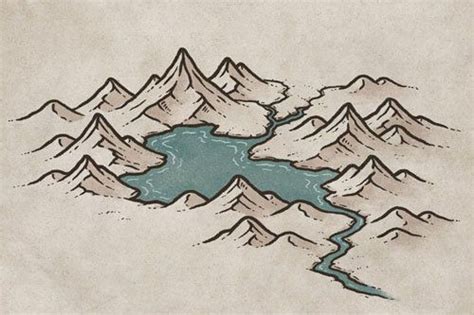 How To Draw Cliffs On The Coastline Of Your Fantasy Maps Map Effects