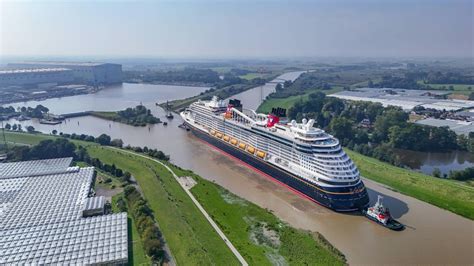 New Disney Cruise Ship Completes Complex Milestone Maritime Hub