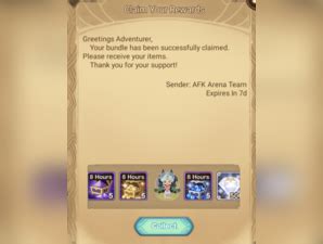 Afk Arena Codes For January See How To Claim Your Rewards The